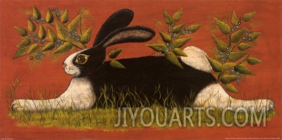 lisa hilliker red folk bunny