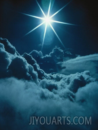 bruce clarke sun glare above clouds