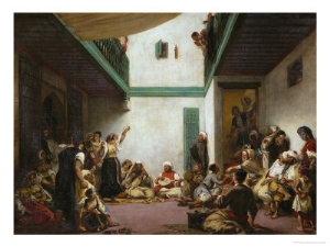 eugene delacroix a jewish wedding in morocco 1839