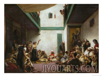 eugene delacroix a jewish wedding in morocco 1839