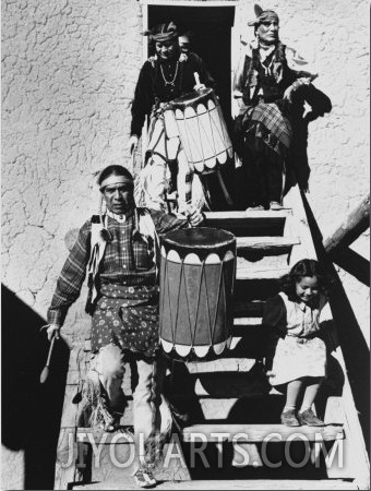 Dance, San Ildefonso Pueblo, New Mexico, 1942
