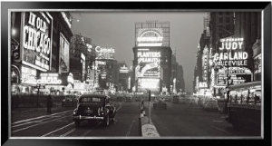Times Square at Night, New York City, c.1938