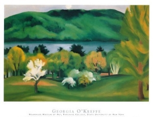 Lake George, Early Moonrise Spring, 1930