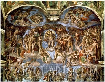 Sistine Chapel the Last Judgement, 1538 41