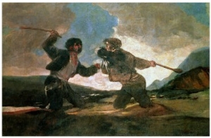 Duel with Clubs