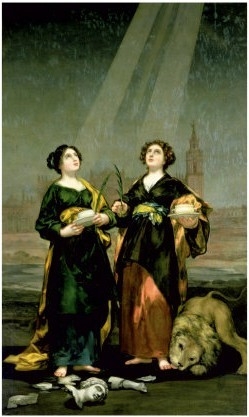 St. Justina and St. Rufina, 1817