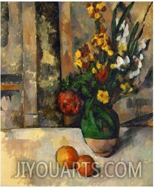 Vase and Apples