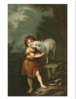 Little Shepherd with Lamb