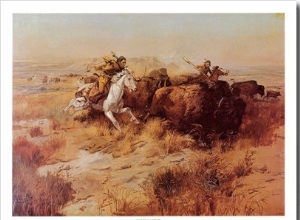 Indian Buffalo Hunt
