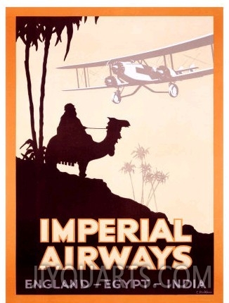 Imperial Airways, England Egypt India