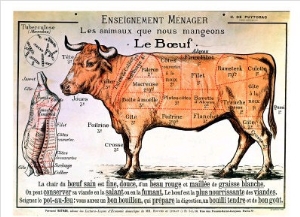 Depicting the Different Cuts of Meat