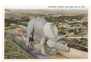 Triceratops, Dinosaur Park, Rapid City, South Dakota