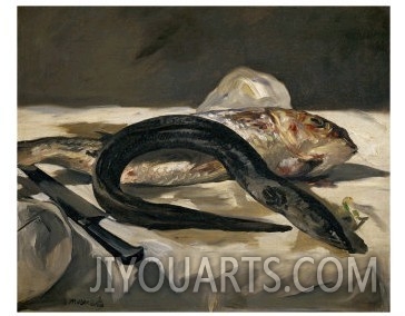 Eel and Red Mullet, 1864