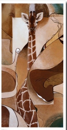 Giraffe Abstract