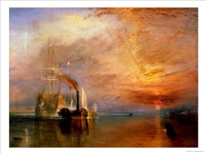 The "Fighting Temeraire" Tugged to Her Last Berth to be Broken Up, Before 1839