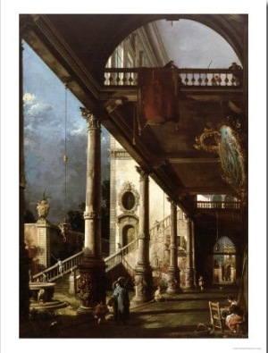 Capriccio with Colonnade, circa 1765