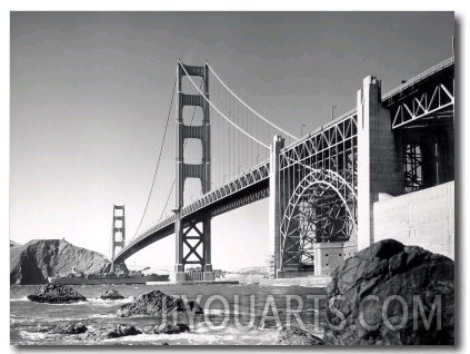 Golden Gate Bridge 1950, California