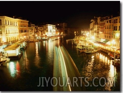 Grand Canal at Night, Venice, Italy