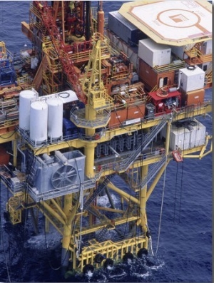 Offshore Oil Rig in the Gulf of Mexico