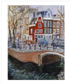 Red House at Amsterdam Canal