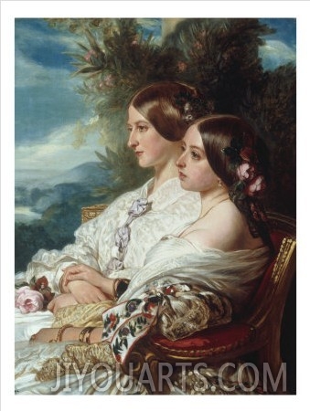 Queen Victoria and Victoire, Duchess de Nemours