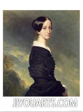 Portrait of Francisca Caroline de Braganca 1844