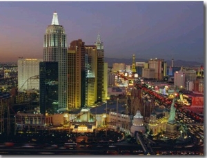 New York, New York Hotel and Casino and the Strip, Las Vegas, Nevada, USA