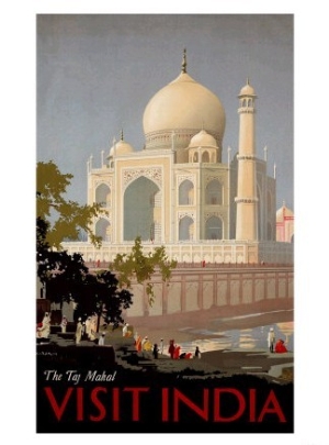 Visit India, the Taj Mahal, circa 1930