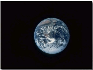 Full Earth as Seen from Space Aboard the Apollo 17