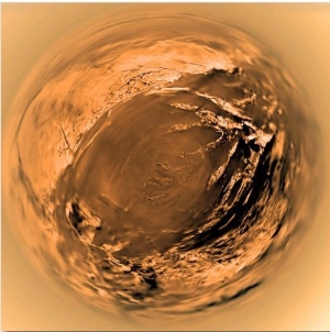 Fish Eye View of Titan