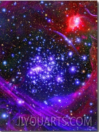 The Arches Star Cluster from Deep Inside the Hub of Our Milky Way Galaxy