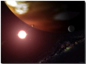 Gas Giant Planet Orbiting the Cool, Red Dwarf Star Gliese 876
