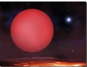 Last Moments of a Stars Life as it Swells Up into a Bloated Red Giant Star