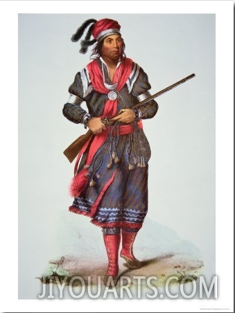 Chief Tukosee Mathla, 1826