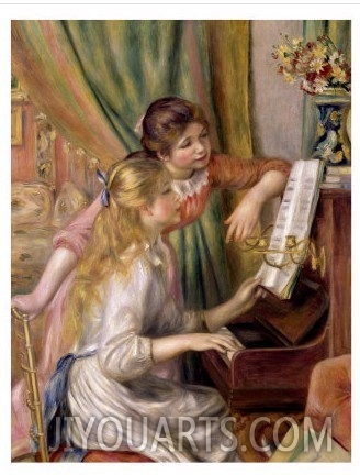 Young Girls at the Piano, 1892