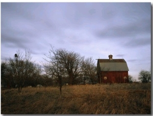 A Barn on a Farm in Nebraska