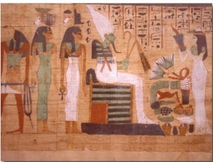 Ancient Papyrus, Cairo Museum of Egyptian Antiquities, Cairo, Egypt
