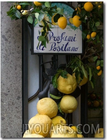 Lemons, Positano, Amalfi Coast, Campania, Italy