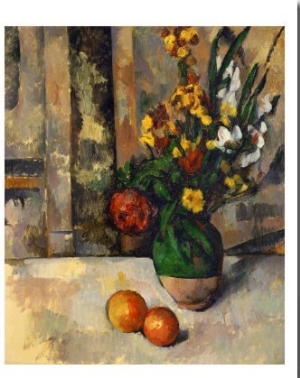 Vase and Apples