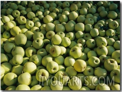 Green Apples are Piled High