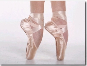 Feet of Dancing Ballerina