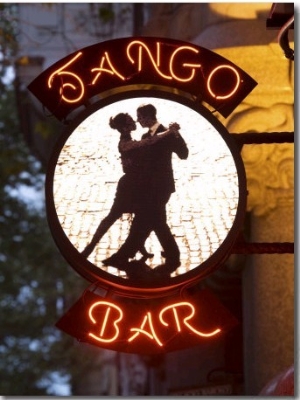 Tango Bar Sign, Buenos Aires, Argentina