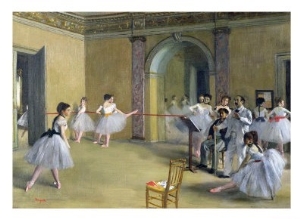 The Dance Foyer at the Opera on the Rue Le Peletier, 1872