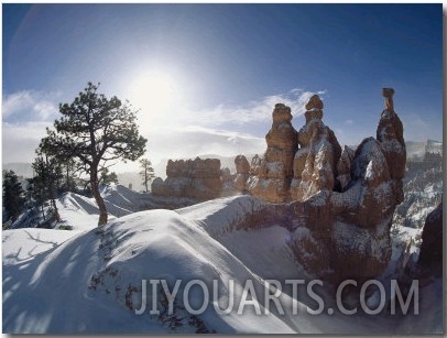 Winter View in Bryce Canyon National Park