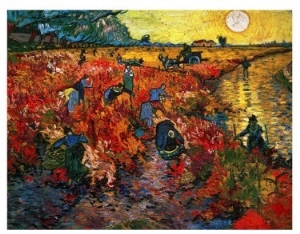 The Red Vineyard at Arles, c.1888