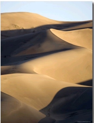 Sand Dunes at Sunset, Colorado