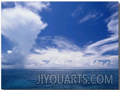 Scenic View of the Clouds off Key Largo