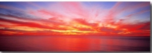 Sunset Pacific Ocean, California, USA