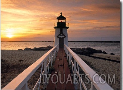 Brant Point Lighthouse, Nantucket Island, Massachusetts, USA