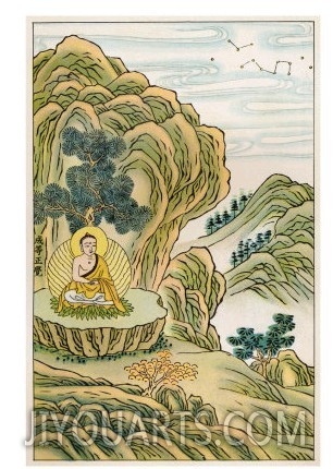 Siddhartha Gautama the Buddha, The Buddha Receives Enlightenment from His Divine Masters